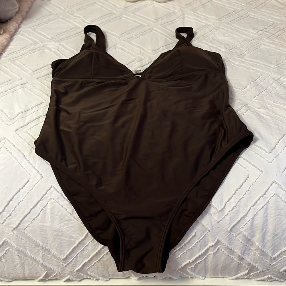 Brown bathing suit